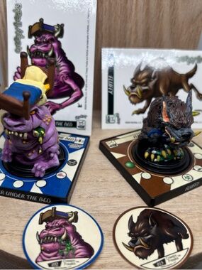 Creepy Freaks Purple Monster & Brown Beast Collectible Minis